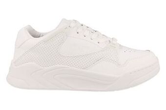 Berca Shoes Lacoste Veterschoen Dames Court Slam Chunky - Wit aanbieding