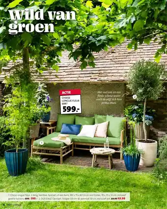 Chaise Longue Fleur