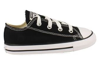 Berca Shoes Converse Sneaker Laag Jongens/meisjes Canvas - Zwart aanbieding