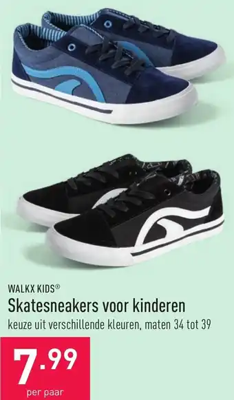 ALDI Walkx Kinder Skatesneakers aanbieding