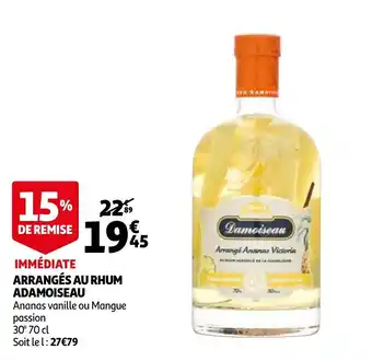 Auchan Immediate Arranges Au Rhum Adamoiseau aanbieding