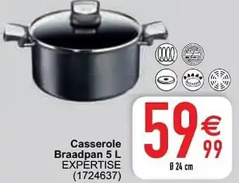 Casserole braadpan expertise 5L