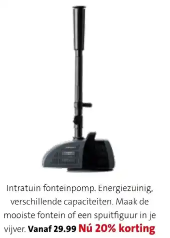 Intratuin Intratuin fonteinpomp aanbieding