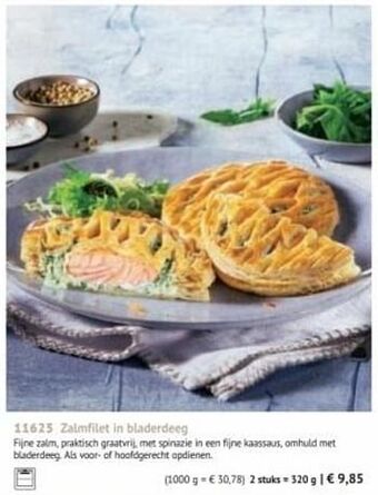 Bofrost Zalmfilet in bladerdeeg aanbieding