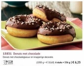 Bofrost Donuts met chocolade aanbieding