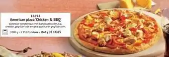 American pizza chicken + bbq