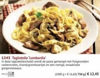 Tagliatelle lombardia