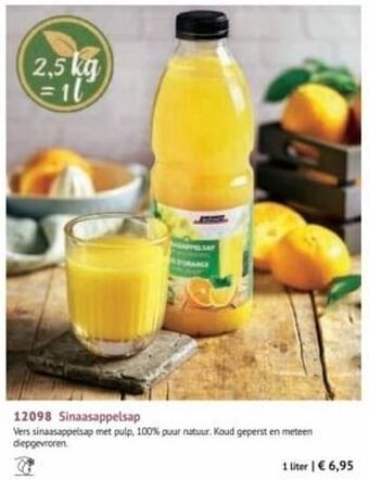 Bofrost Sinaasappelsap aanbieding