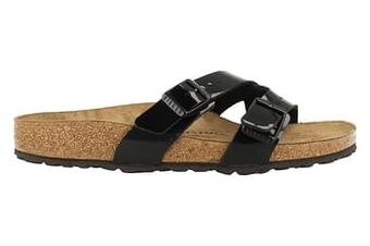 Berca Shoes Birkenstock Slipper Dames Yao Balance Black - Zwart aanbieding