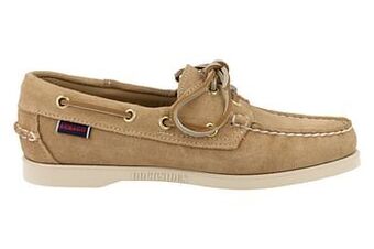Berca Shoes Sebago Bootschoen Dames Volledig Leder Sand Dockside - Beige aanbieding