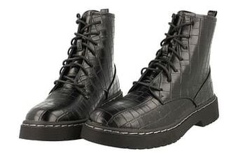 Berca Shoes Claudia Ghizzani Bottine Dames Trend Crocoprint - Zwart aanbieding