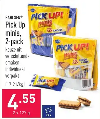 ALDI Bahlsen Pick Up minis 2*127g aanbieding