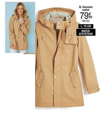 Damart Gecoate parka aanbieding