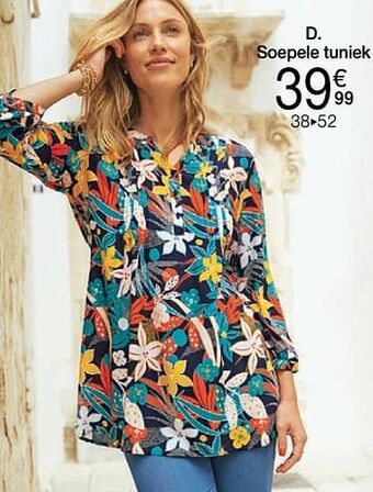 Damart Soepele tuniek aanbieding