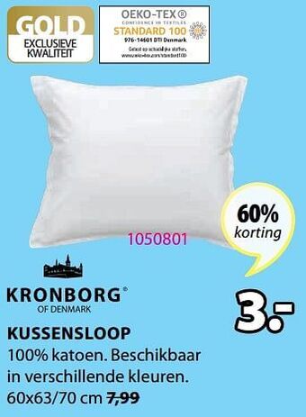 Jysk Kussensloop aanbieding