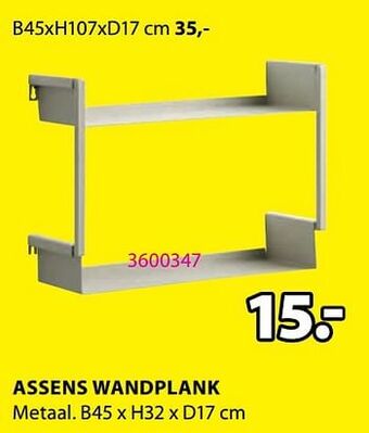 Jysk Assens wandplank aanbieding