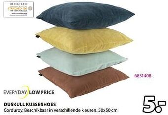 Jysk Duskull kussenhoes aanbieding
