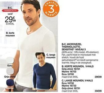 Damart Korte mouwen v-hals aanbieding
