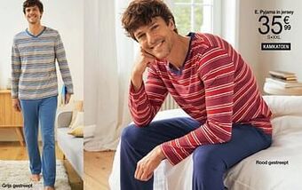 Damart Pyjama in jersey aanbieding