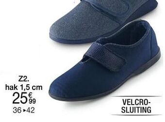 Pantoffel met fantasie velcro-sluiting