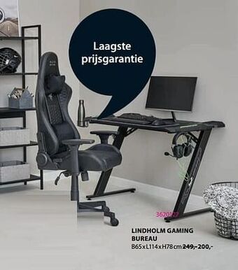 Jysk Lindholm gaming bureau aanbieding