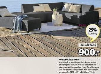 Jysk Uhre loungebank aanbieding