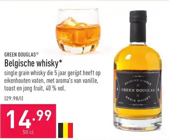 Green Douglas Belgische whisky 500ml