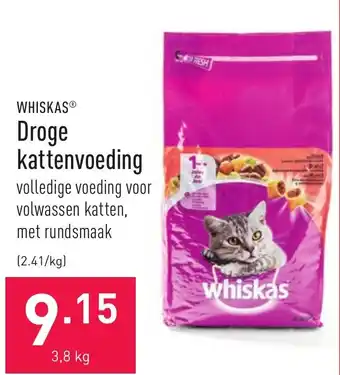 ALDI Whiskas Droge kattenvoeding 3.8kg aanbieding