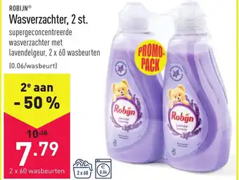 ALDI Robijn Wasverzachter 2*750ml aanbieding
