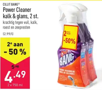 Cillit Bang Power Cleaner kalk & glans 2*750ml