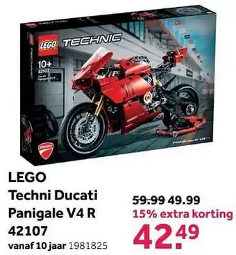 Lego techni ducati panigale v4 r 42107