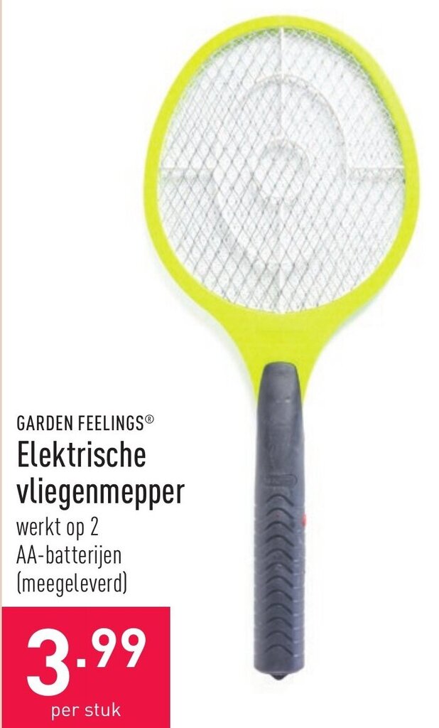 Garden Feelings Elektrische vliegenmepper promotie bij ALDI