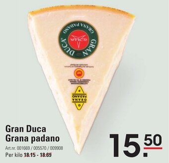 Sligro Gran Duca Grana padano aanbieding