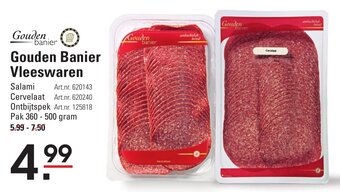 Sligro Gouden Banier Vleeswaren aanbieding