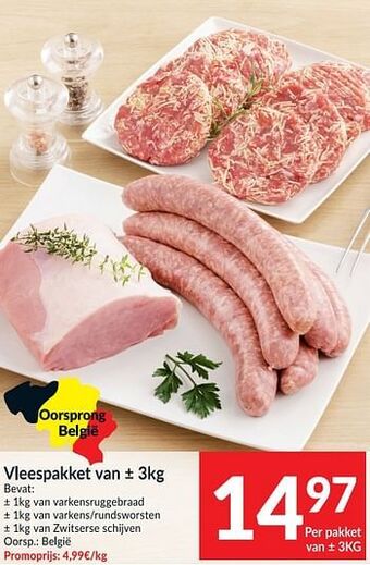 Intermarché Vleespakket aanbieding