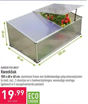ALDI Garden Feelings Kweekbak 100*60*40cm aanbieding