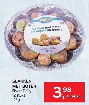 Alvo Slakken met boter fisker daily aanbieding