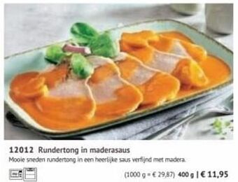 Rundertong in maderasaus