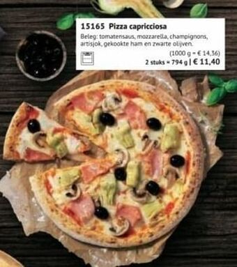 Bofrost Pizza capricciosa aanbieding