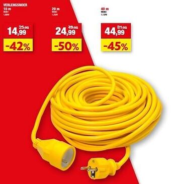Hubo Verlengsnoer aanbieding