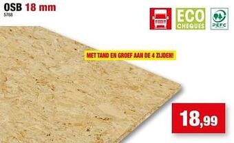 Hubo Osb aanbieding