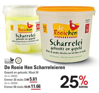 De Rooie Hen Scharreleieren