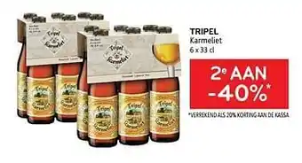 Alvo Tripel karmeliet 2e aan -40% aanbieding
