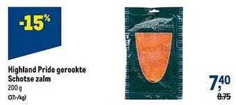 Makro Highland pride gerookte schotse zalm aanbieding