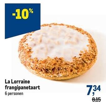 La lorraine frangipanetaart