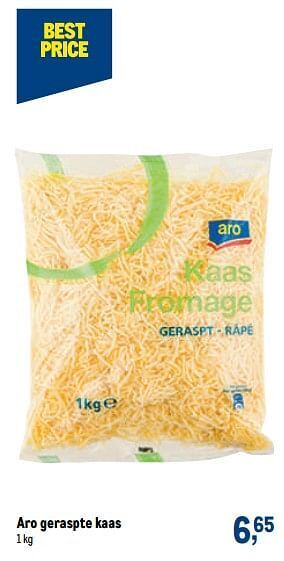 Makro Aro geraspte kaas aanbieding
