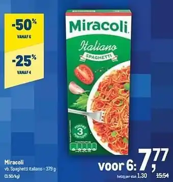 Miracoli spaghetti italiano