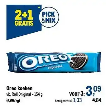 Oreo koeken roll original