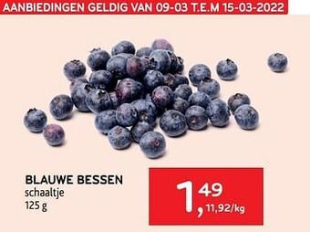 Alvo Blauwe bessen aanbieding