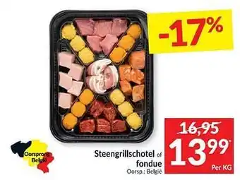Intermarché Steengrillschotel of fondue aanbieding